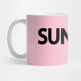 Sunday Fun day artistic design Mug